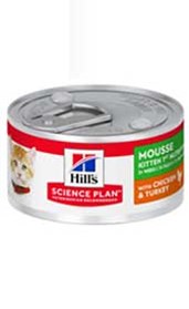 <p>Hill's Science Plan Kitten First Nutrition Mousse Wet Food Chicken &amp; Turkey Flavour</p>