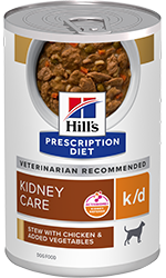 Hill’s Prescription Diet k/d + Mobility stew dog food featured image