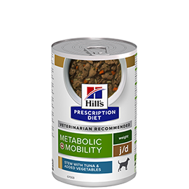 Hill’s Prescription Diet Metabolic + Mobility Stew Dog Food featured image