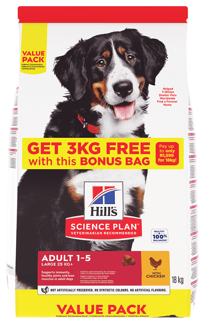 Get 3kgs FREE with this bonus bag