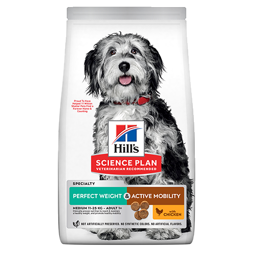 Science Plan Perfect Weight & Active Mobility Medium Adult Dog Food preview image