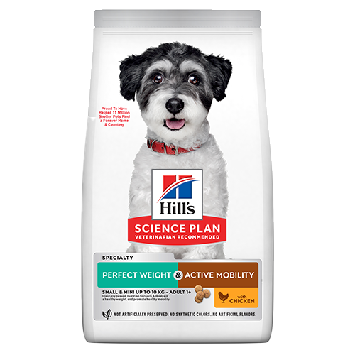Science Plan Perfect Weight & Active Mobility Small & Mini Adult Dog Food preview image