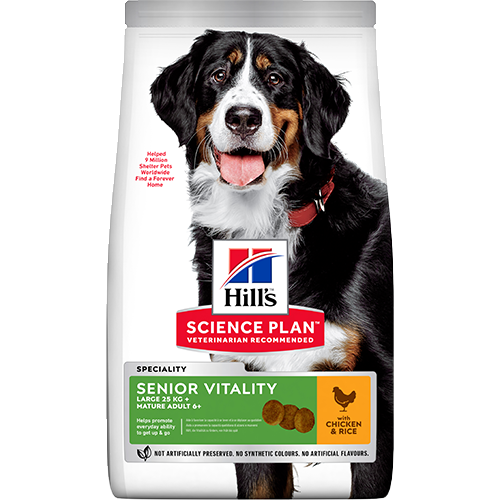 Science Plan Senior Vitality Large Breed Mature Adult 6+ Dog Food preview image
