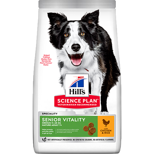Science Plan Senior Vitality Medium Mature Adult 7+ Dog Food preview image