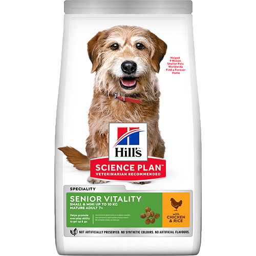 Science Plan Senior Vitality Small & Mini Mature Adult 7+ Dog Food preview image