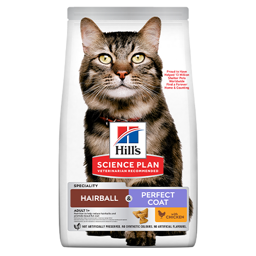 Science Plan Hairball & Perfect Coat Adult Cat Food preview image