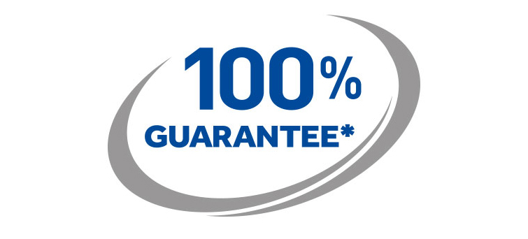 100% Guarantee*